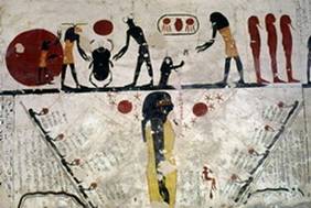 Числа Майя на египетской фреске из долины царей Izop90