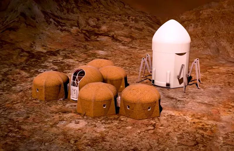 Как могут выглядеть будущие колонии на Марсе