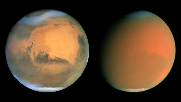 Ученые считают, что знают, чем вызваны пылевые бури на Марсе