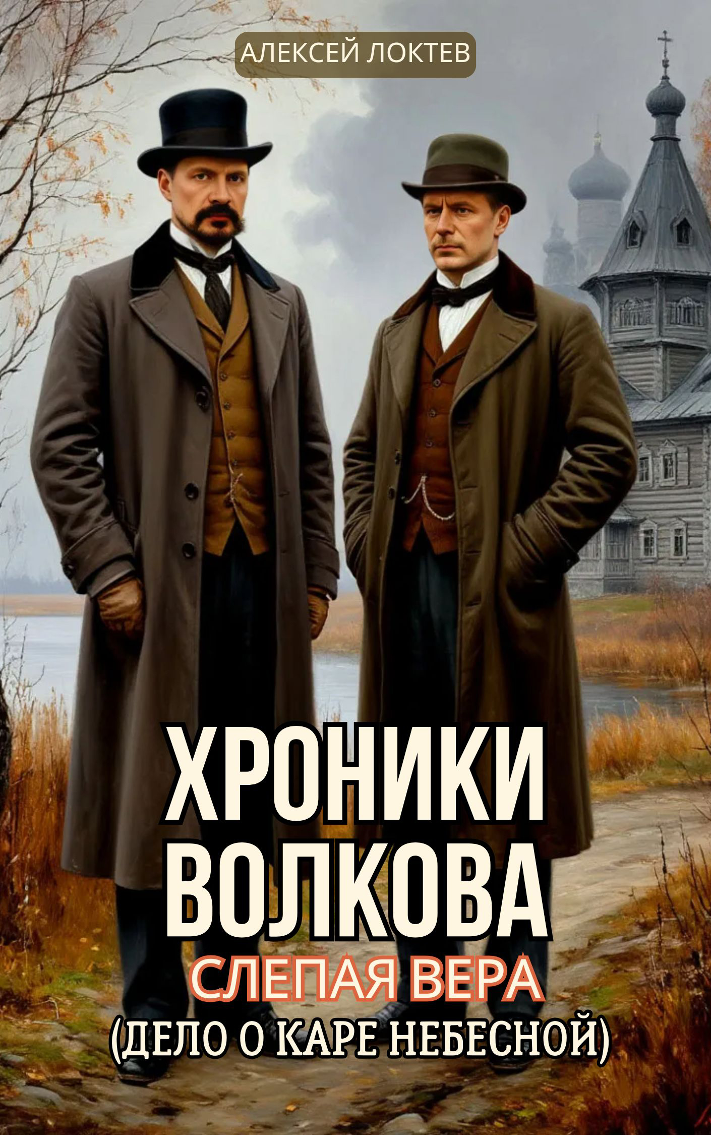 Обложка книги «ХРОНИКИ ВОЛКОВА: СЛЕПАЯ ВЕРА (Дело о каре небесной)»
