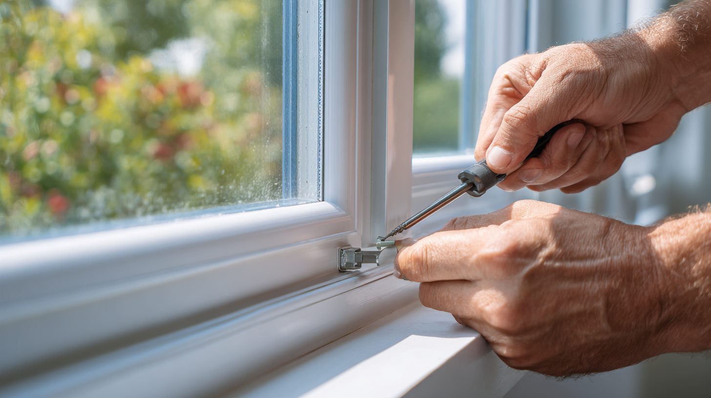 Процесс регулировки вентиляционного клапана в окне