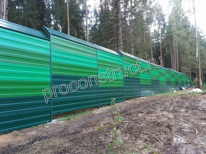 Шумозащитные экраны с козырьком, как наклон стойки отражается на функциональности