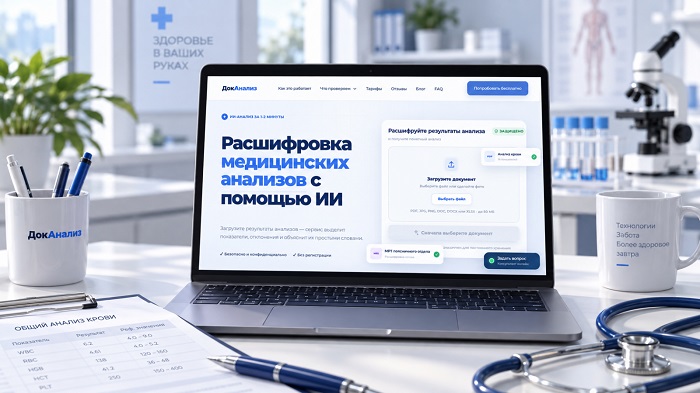 Сервис проверки медицинских анализов - ДокАнализ