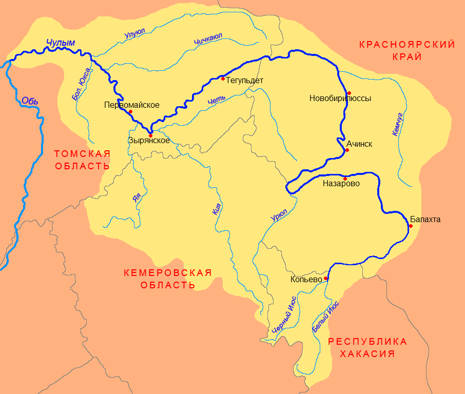 Притоки е. Река Чулым Томская область на карте. Исток реки Чулым Томская область. Бассейн реки Чулым на карте. Река Чулым на карте.